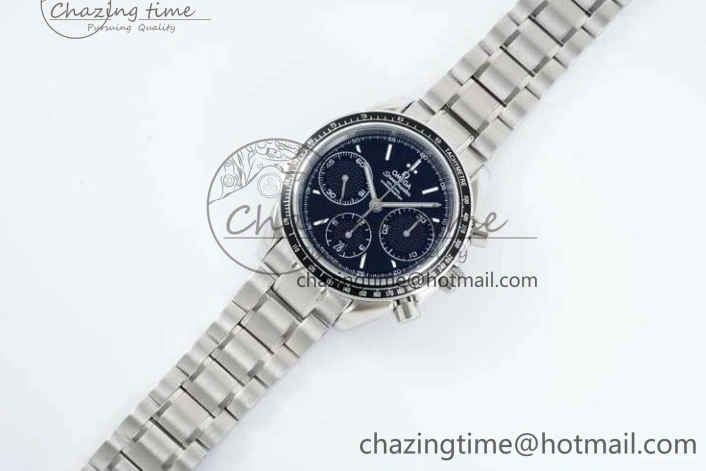 0414 Speedmaster Racing Master SS HKF Best Edition Black Dial on SS Bracelet A Versatile 7810